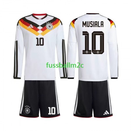 Fußballtrikots Deutschland Jamal Musiala 10 Kinder Heim Trikotsatz WM 2026 Langarm Fußballtrikots Deutschland Jamal Musiala 10 Kinder Heim Trikotsatz WM 2026 Langarm